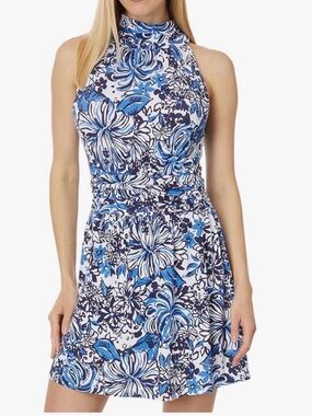 Lilly Pulitzer- Wyota Skirted Rompers- Large